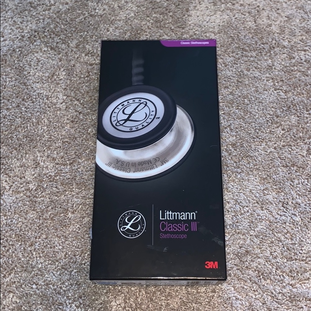 Classic III Littmann stethoscope no longer in the box but still brand new